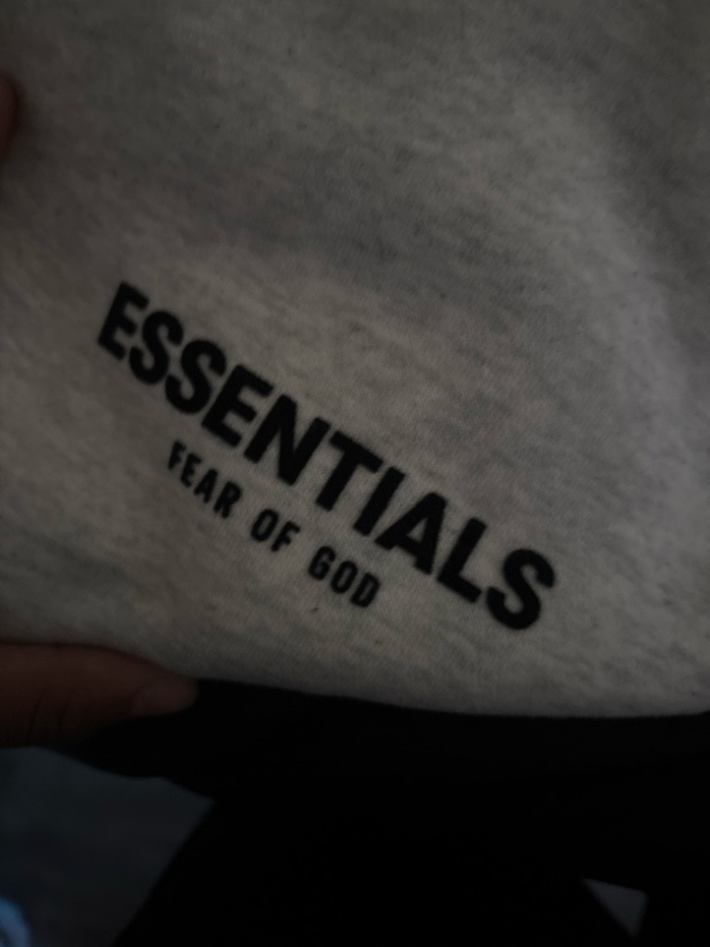 Fear of God Crewneck Sweatshirt - Gray with Black Label